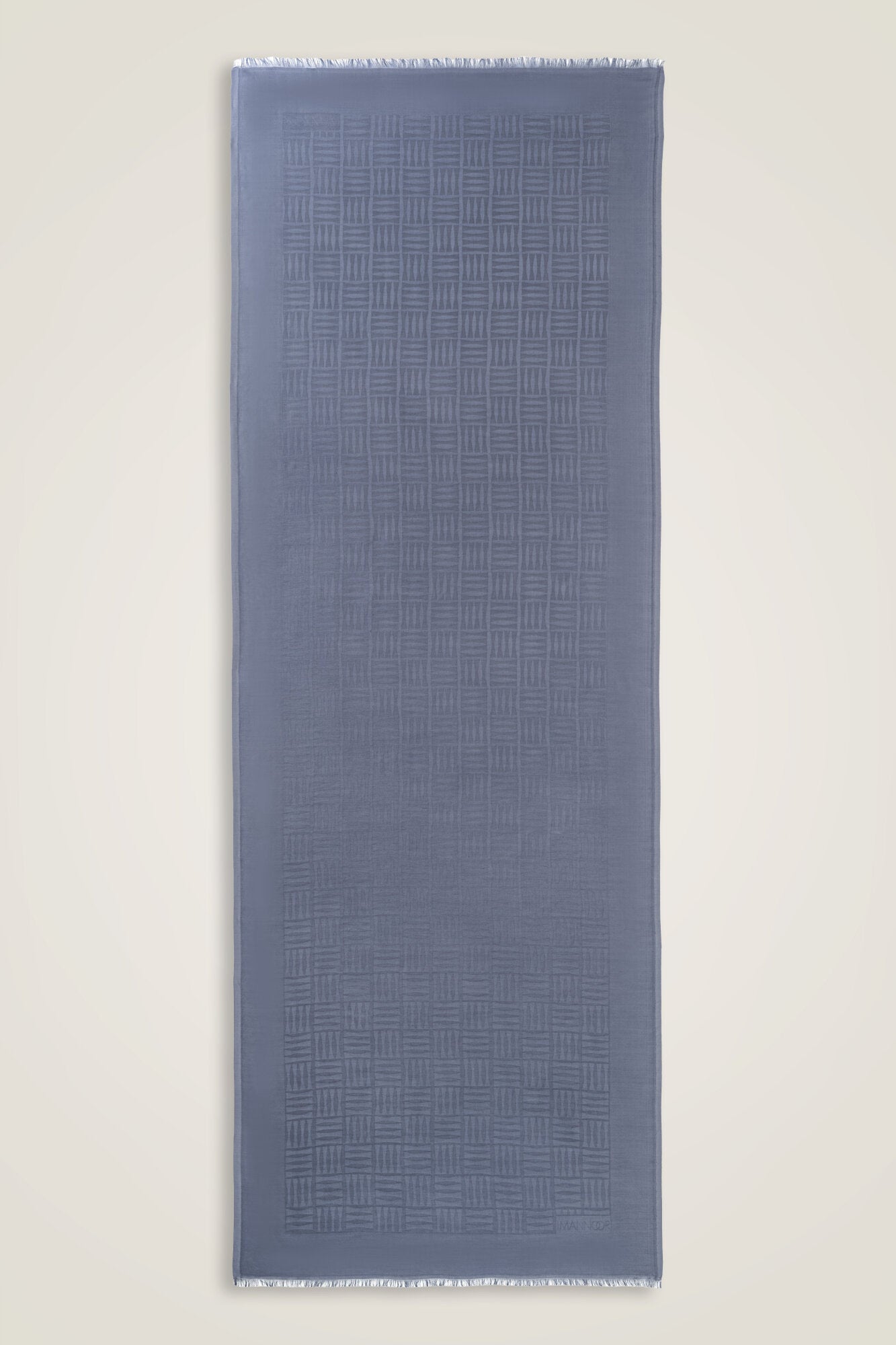 İman Kare Denim İpek Şal 70x200