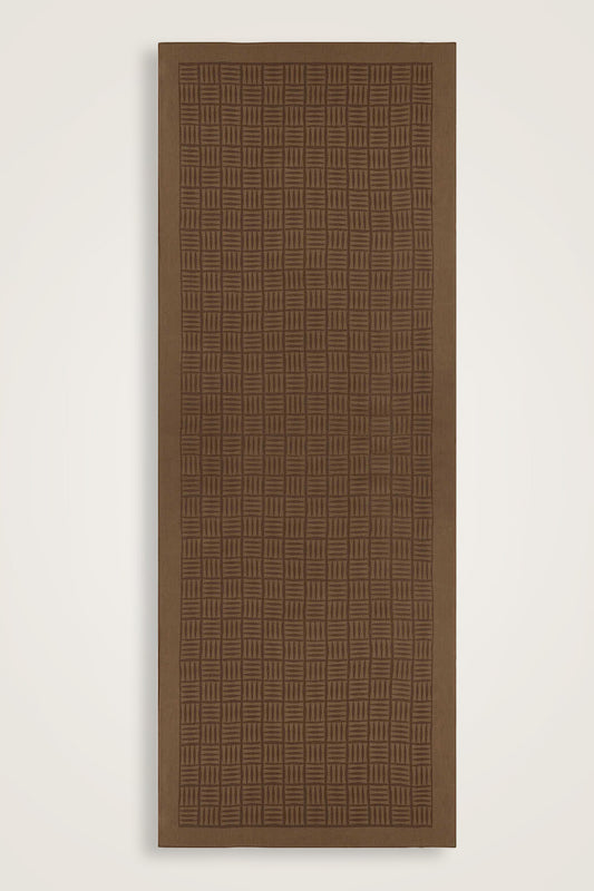 İman Kare Taba Pamuk İpek Şal 70x210