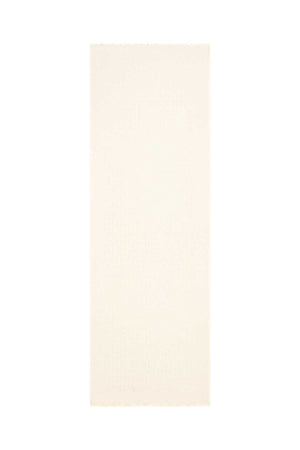 Iman Kare Beyaz İpek Şal 70x210