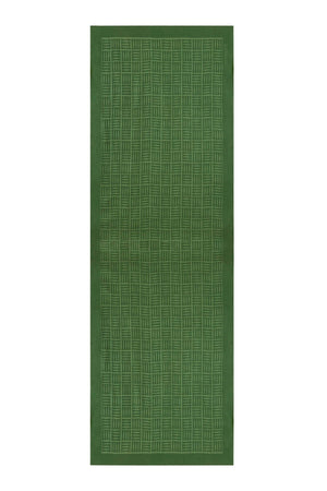 İman Kare Yeşil Pamuk İpek Şal 70x210