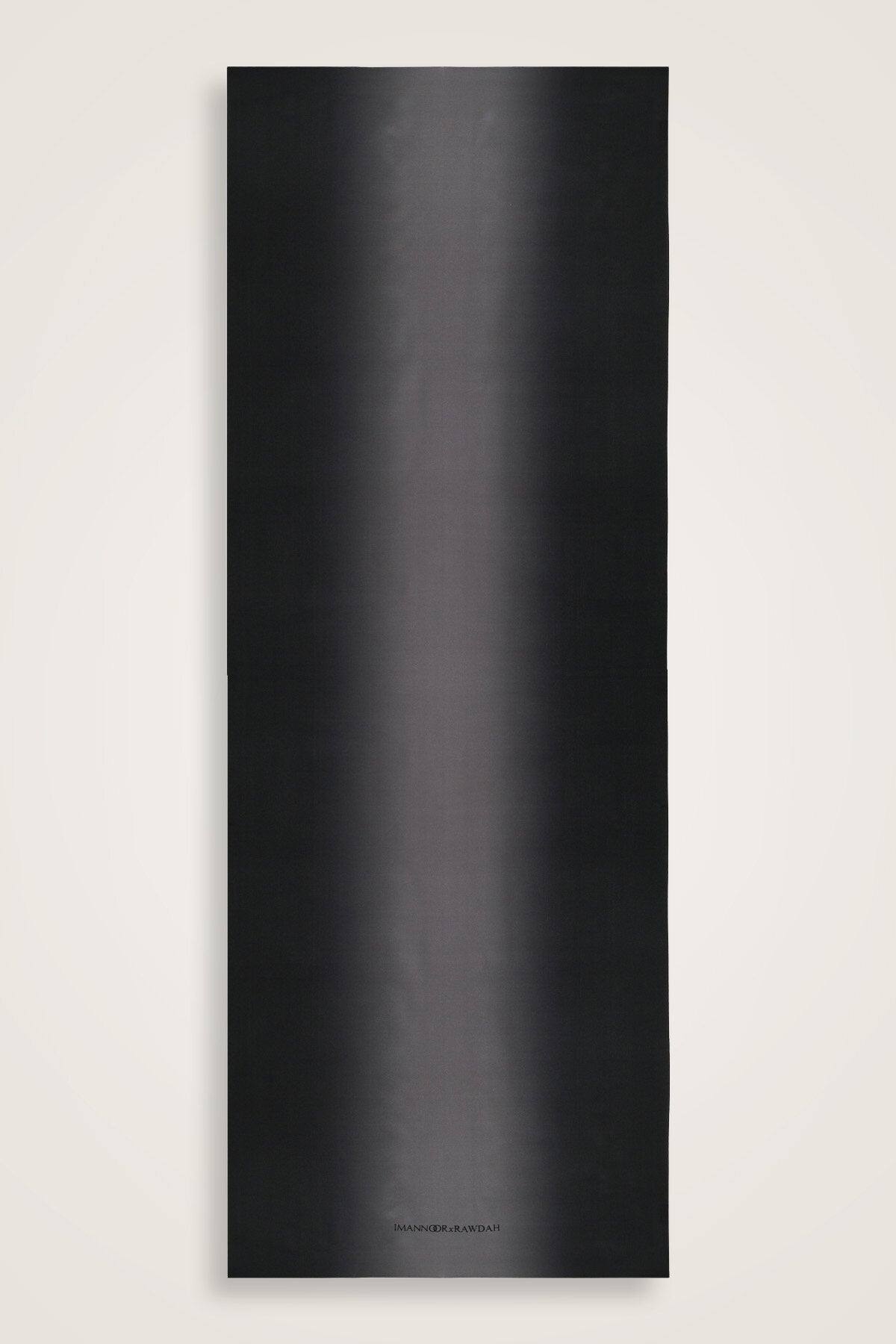İmannoor x Rawdah Degrade Siyah Krep İpek Şal 70x210