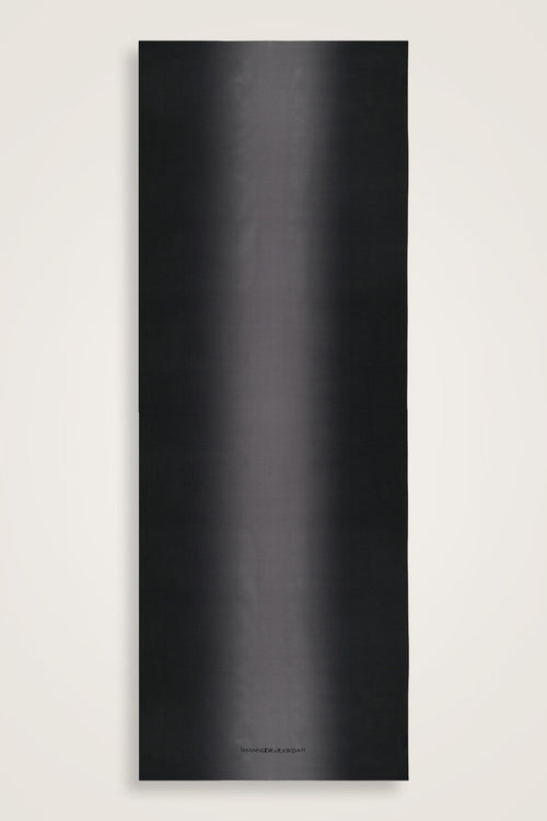 İmannoor x Rawdah Degrade Siyah Krep İpek Şal 70x210