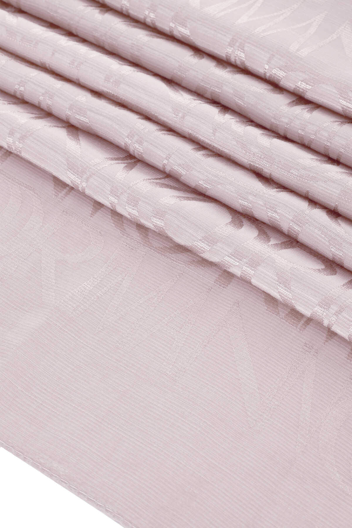 Monogram İmza Krem Shiny Jakar Şal 70x200