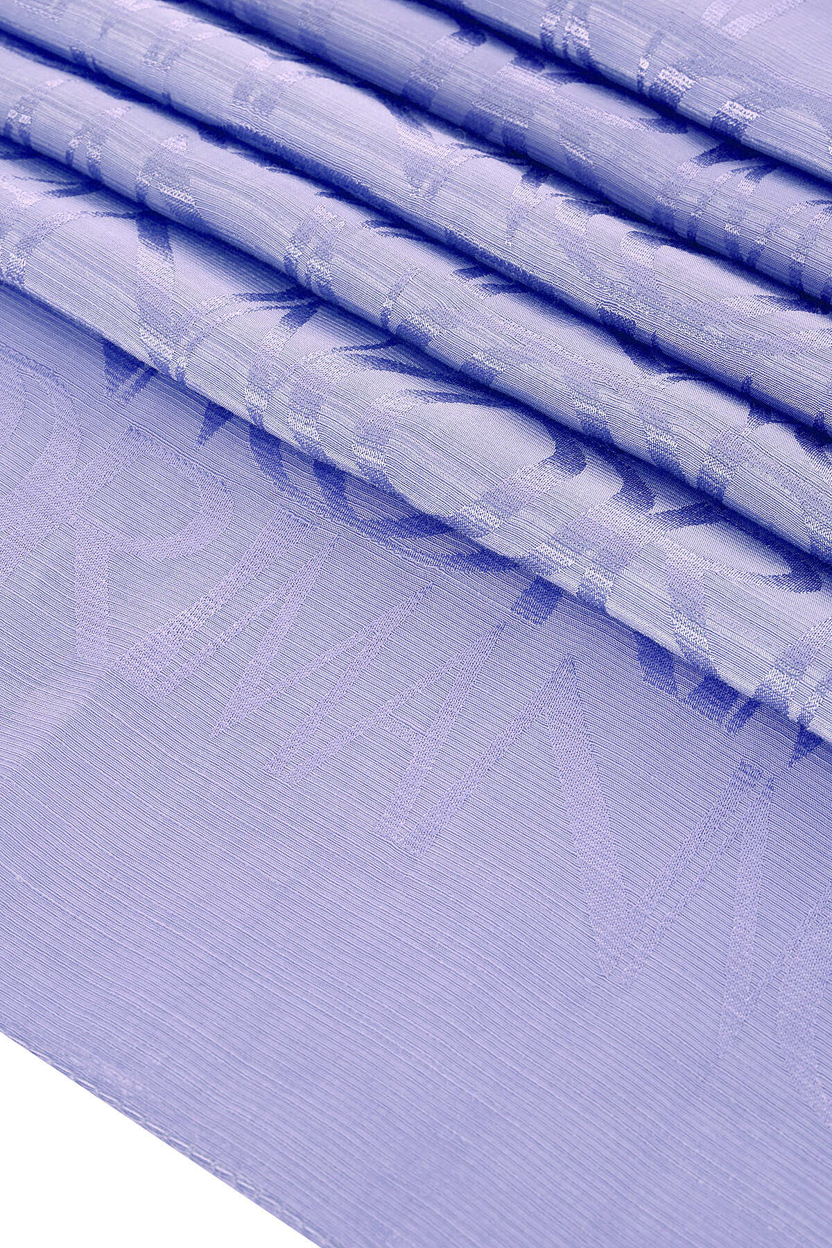 Monogram İmza Lavanta Shiny Jakar Şal 70x200