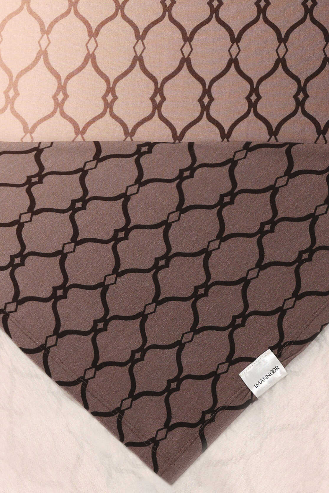 Kafes Gri Degrade Supreme Şal 70x175