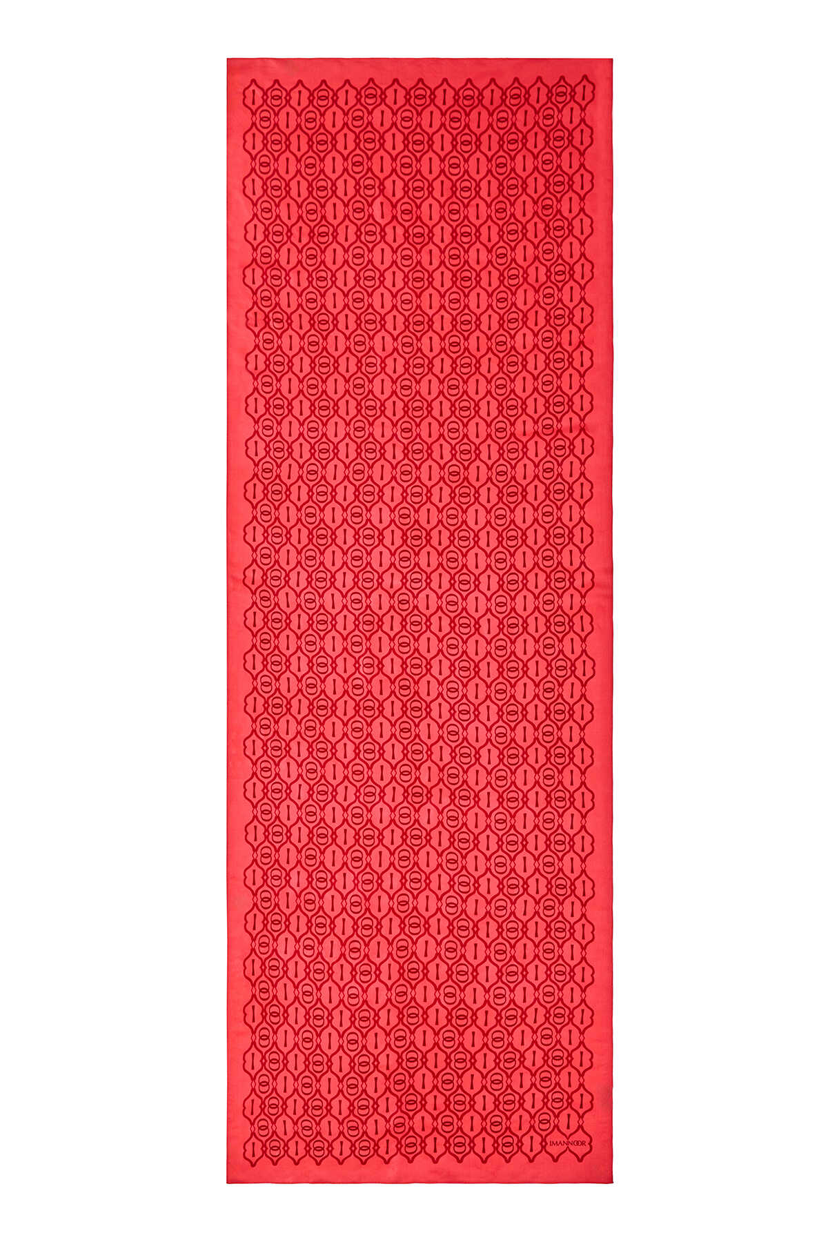 Kafes Mercan Floş Viskon Şal 70x210