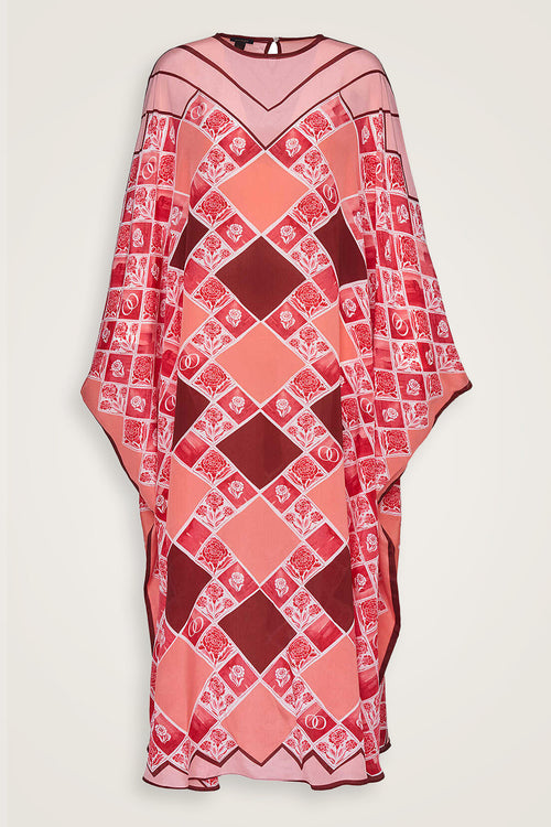 Karanfil Kutusu Bordo İpek Kaftan