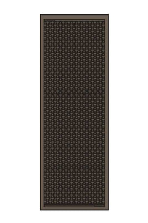 Karanfil Monogram Koyu Vizon İpek Şal 68x200