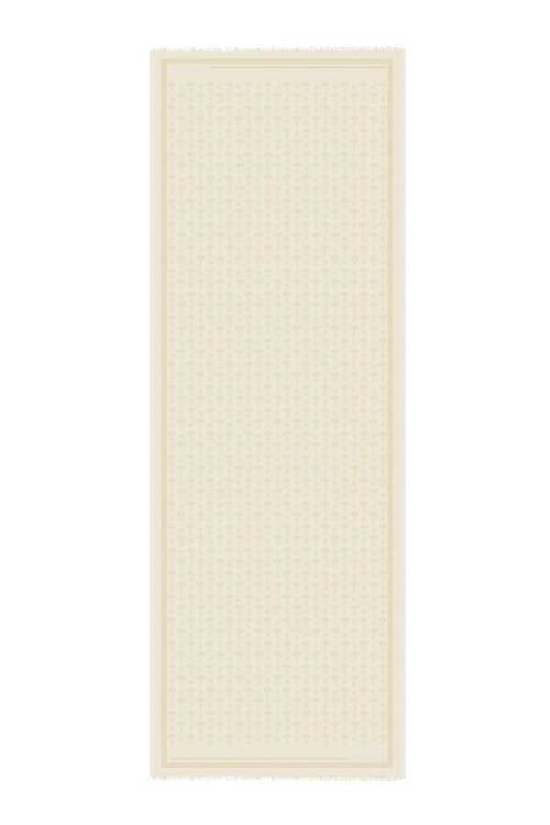 Karanfil Monogram Natural İpek Şal 68x200