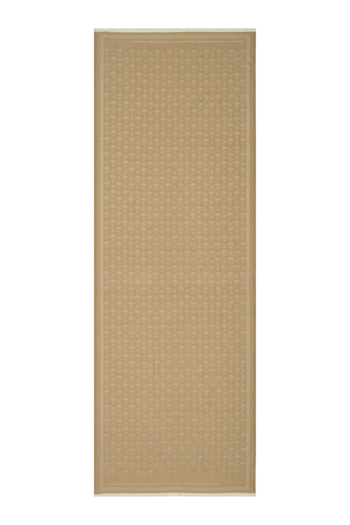 Karanfil Monogram Vizon İpek Şal 70x200