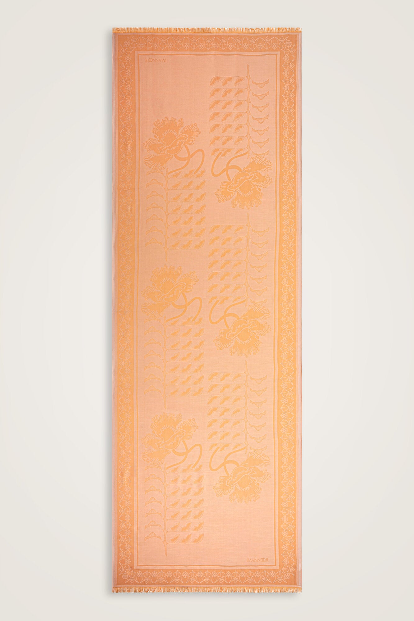 Kufi Kavun İçi Modal İpek Şal 70x200
