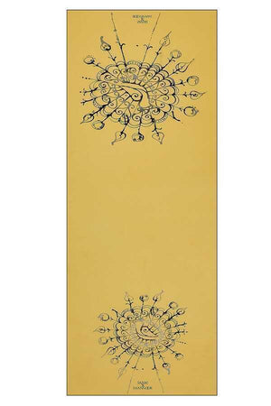 Kuş Sepeti Sarı İpek Şal 80x200