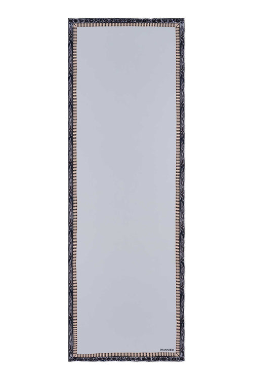 Labirent Sarmaşık Krem Krep İpek Elbise Şalı 80x210