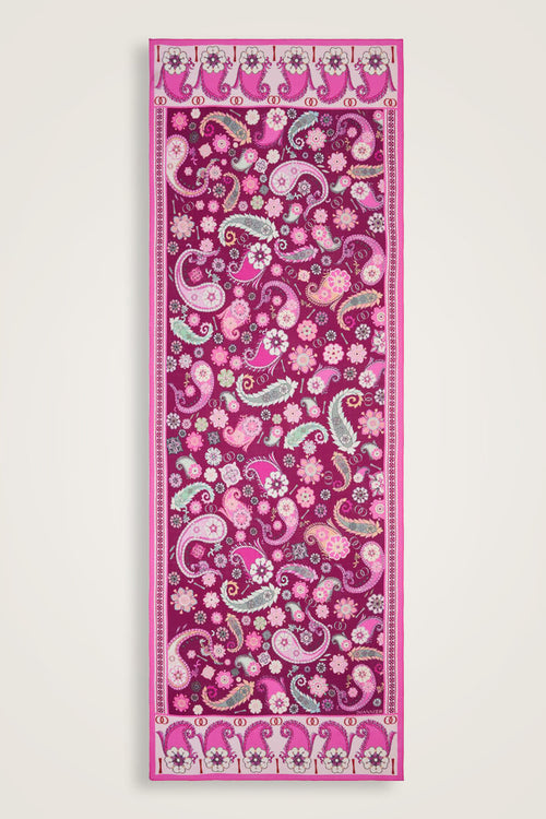 Lahor Pembe Yün Şal 70x210