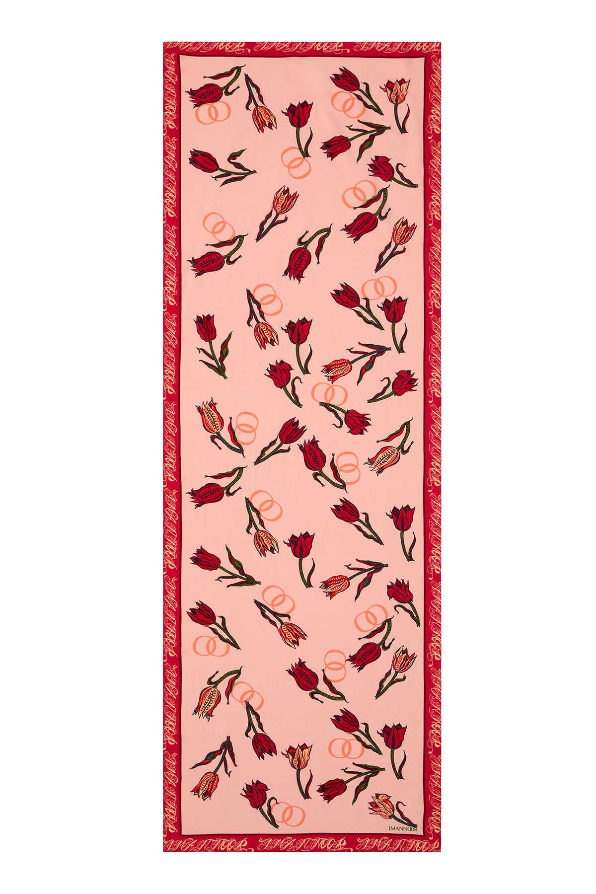 Lale Noor Somon Floş Viskon Şal 70x200