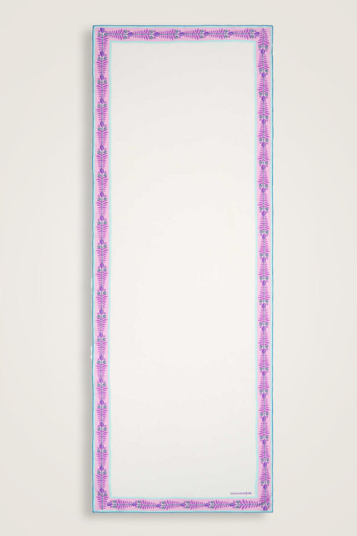 Lalenoor Pembe Krep İpek Şal 70x200