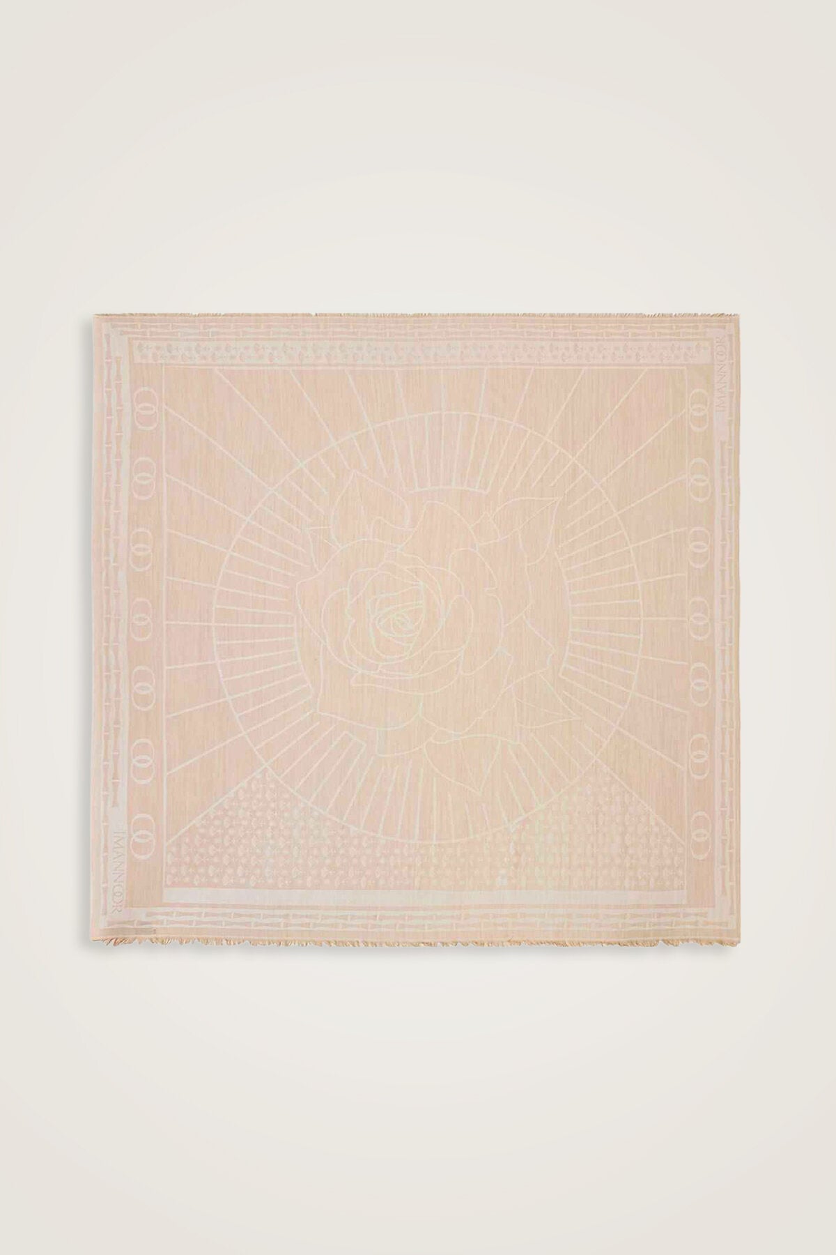 Leyla Bej Yün İpek Eşarp 140x140