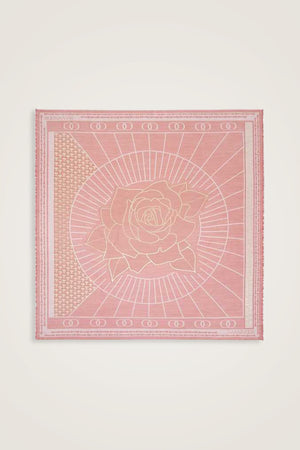 Leyla Simli Açık Pembe İpekEşarp 140x140