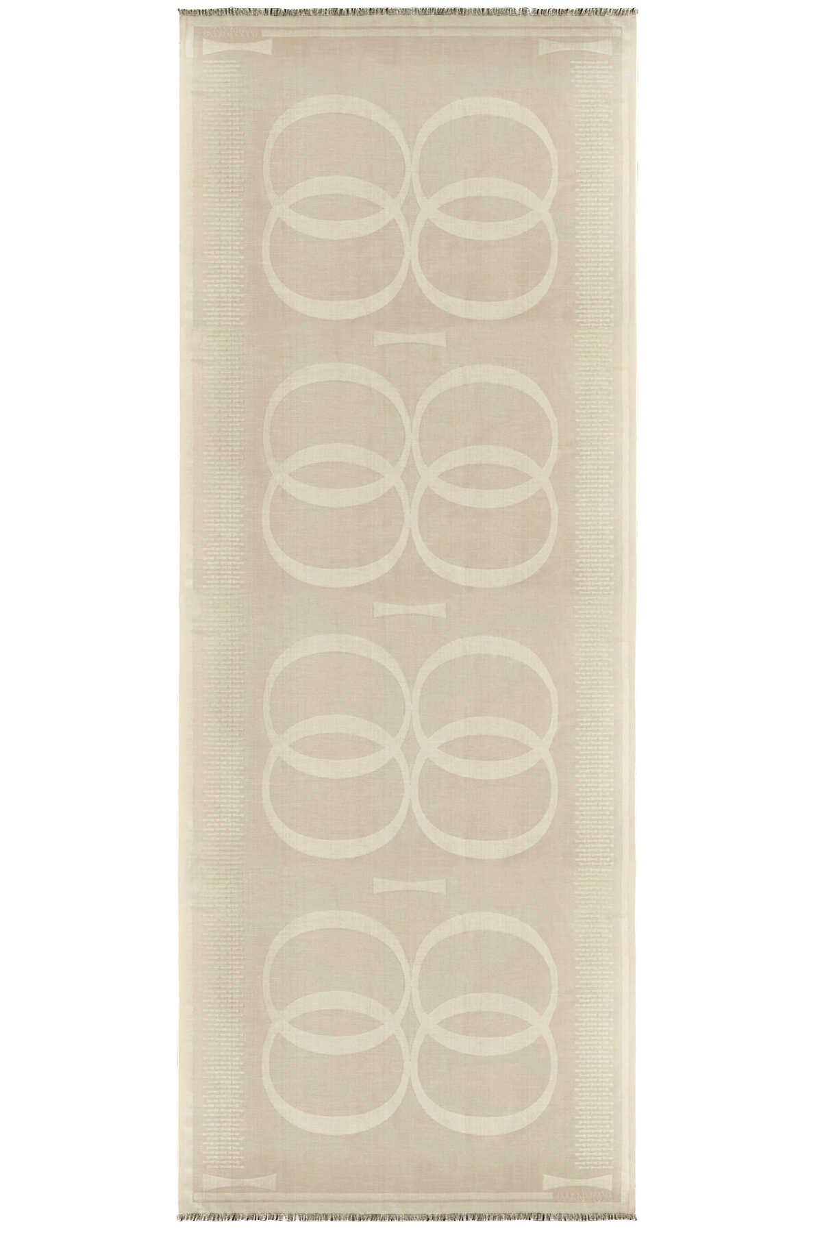 Logo 8 Vizon Pamuk İpek Şal 80x210