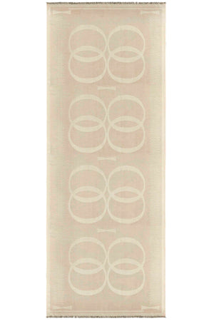Logo 8 Vizon Pamuk İpek Şal 80x210