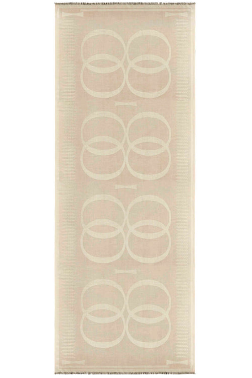 Logo 8 Vizon Pamuk İpek Şal 80x210
