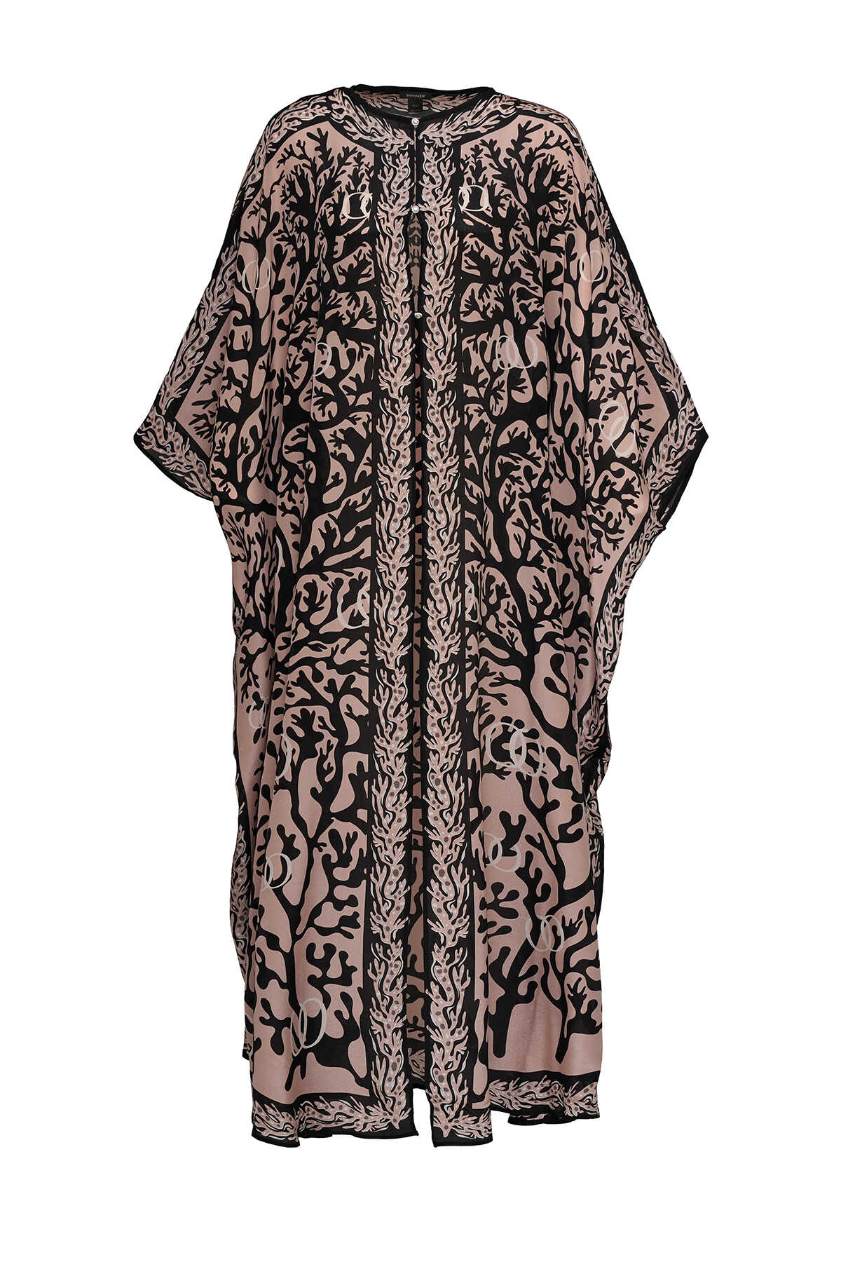 Mercan Pudra İpek Abaya