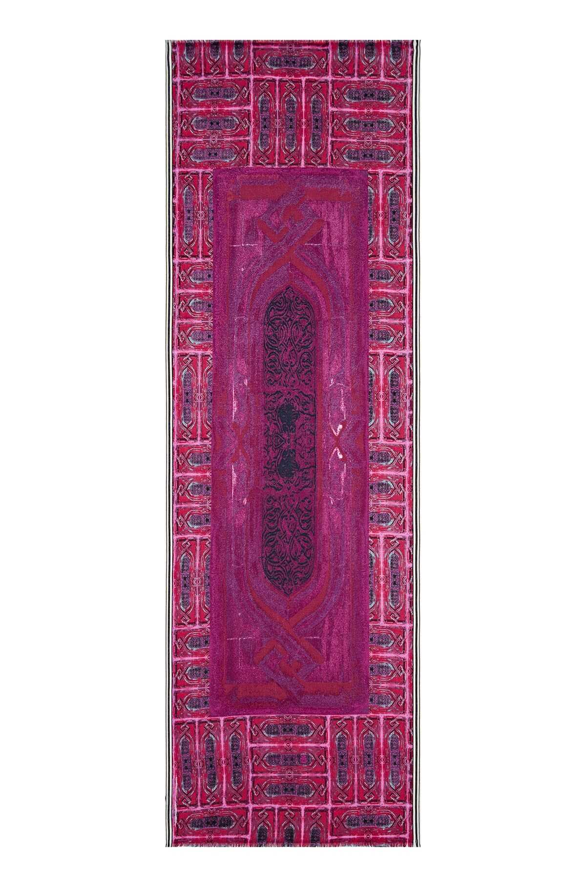 Minber Mürdüm Yün Şal 70x210