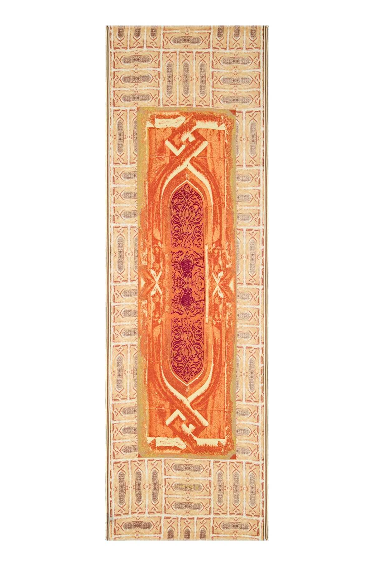 Minber Sarı Yün Şal 70x210