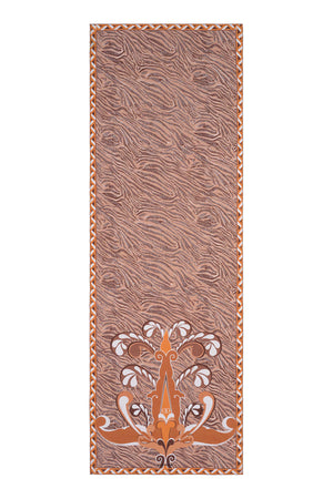 Mızrak Vizon Krep İpek Kaftan Şalı 80x210