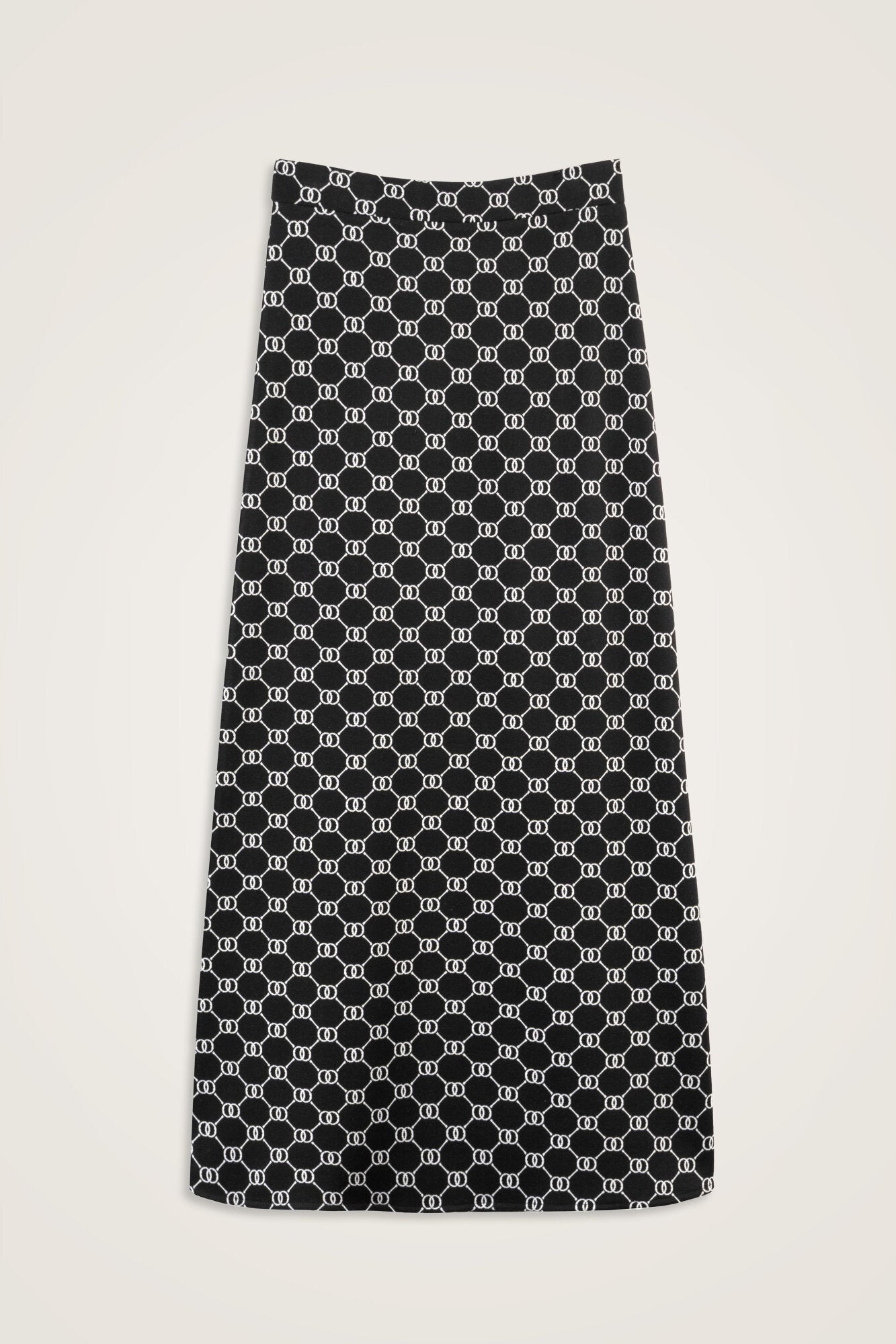 Monogram Jakar Siyah Örme Etek