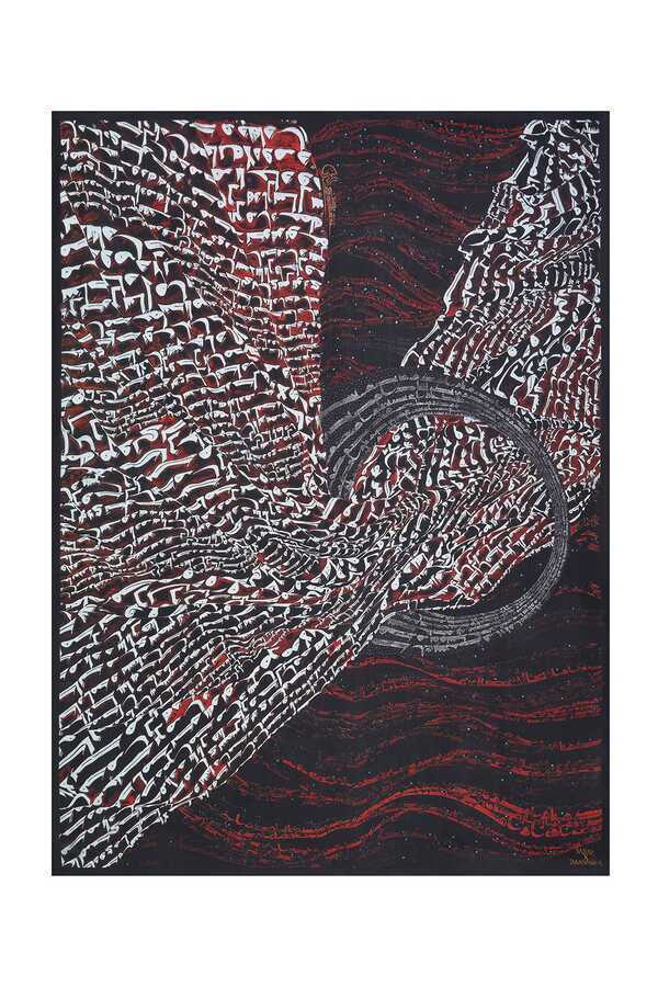 Nehir Kırmızı İpek Şal 132x180