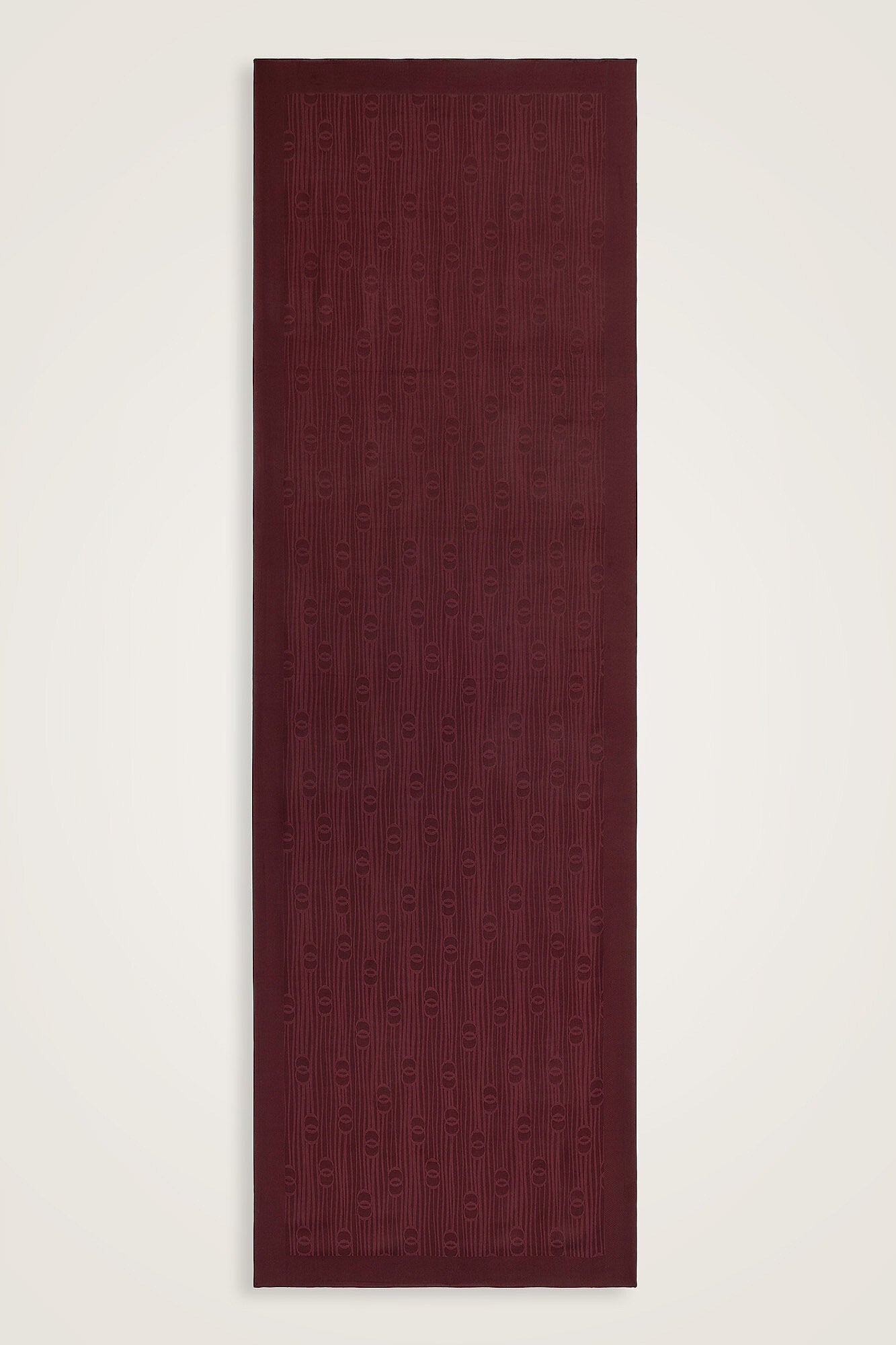 Nehir Logo Bordo Naia Air Jakar Şal 70x210