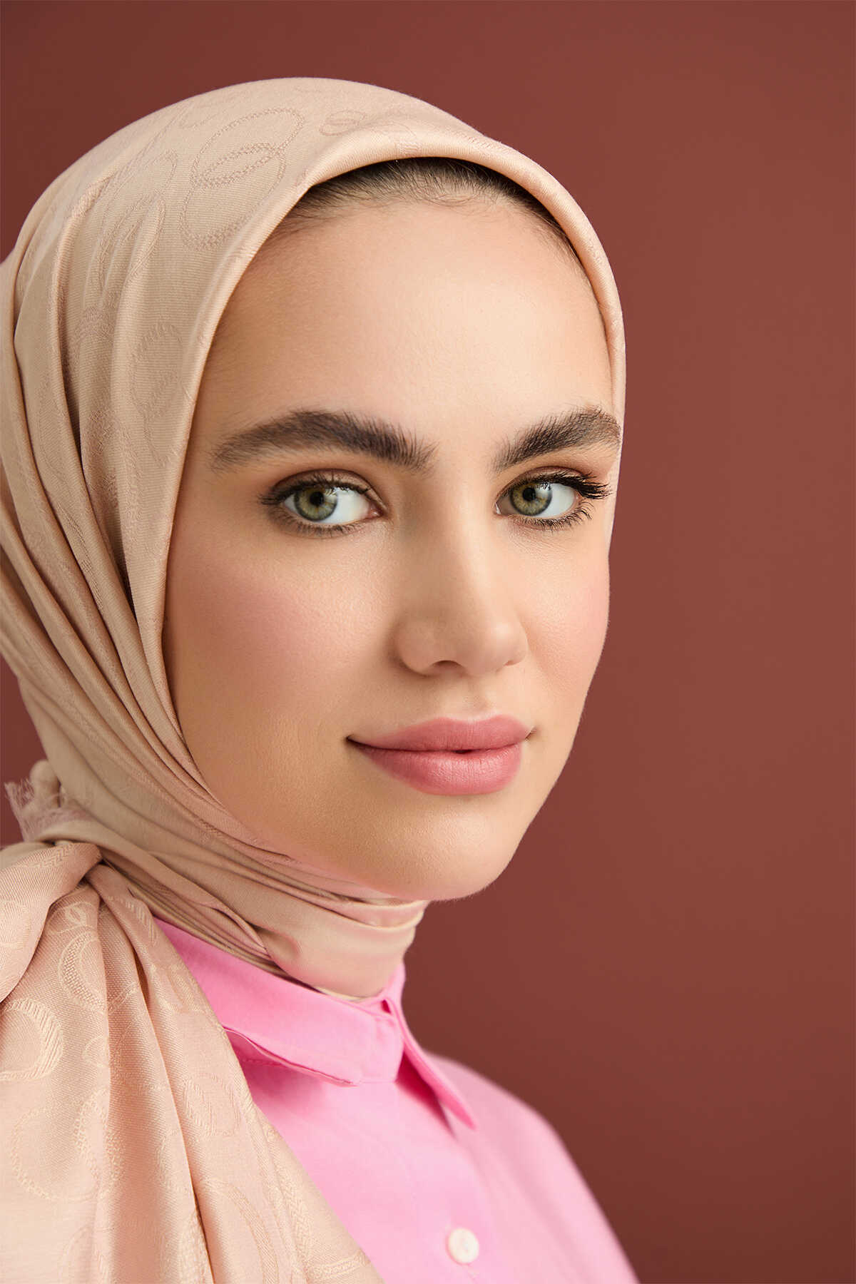 Noor Somon Jakarlı İpek Şal 70x200