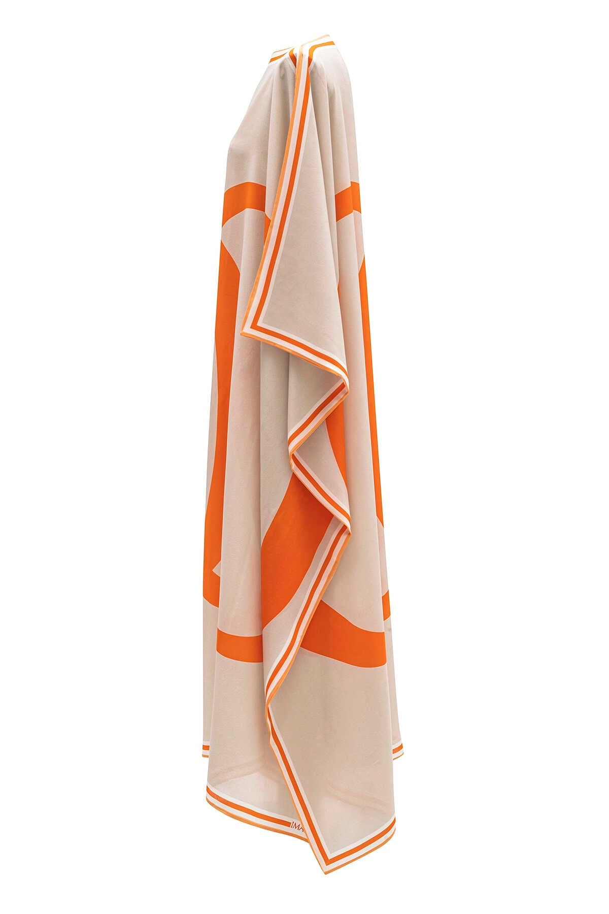 Noor Uzun Bej İpek Kaftan