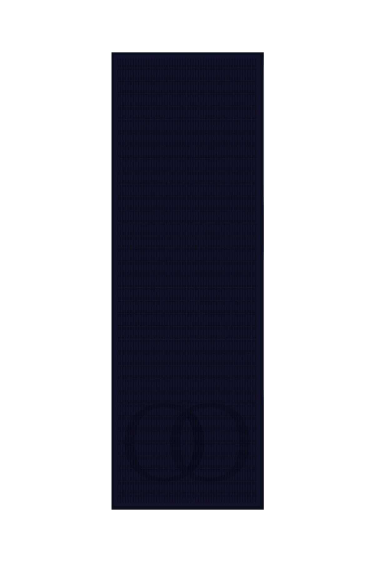 Noor Logo İndigo Floş Viskon Şal 70x210
