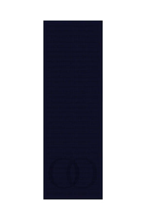 Noor Logo İndigo Floş Viskon Şal 70x210