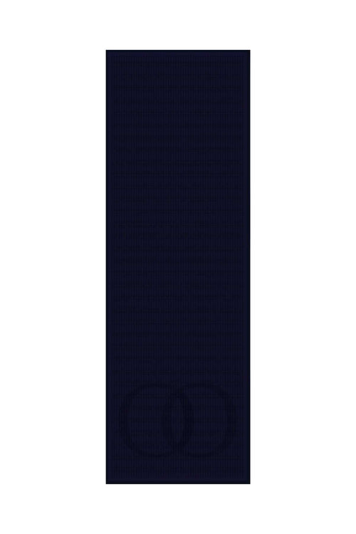 Noor Logo İndigo Floş Viskon Şal 70x210