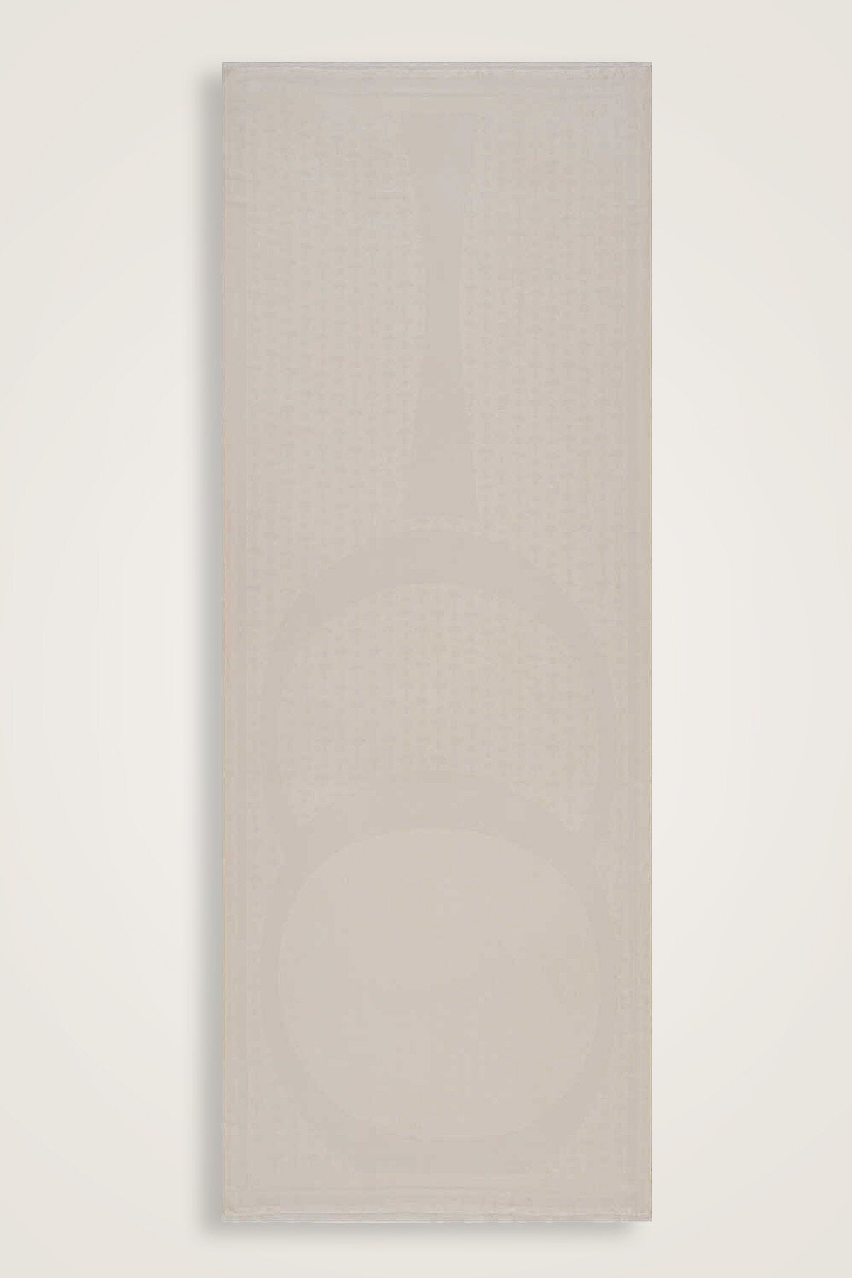 OO Monogram Bej İpek Şal 70x200