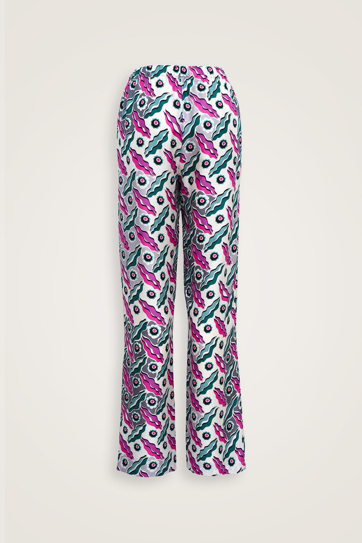 Pelenk Pembe İpek Pijama Pantolon