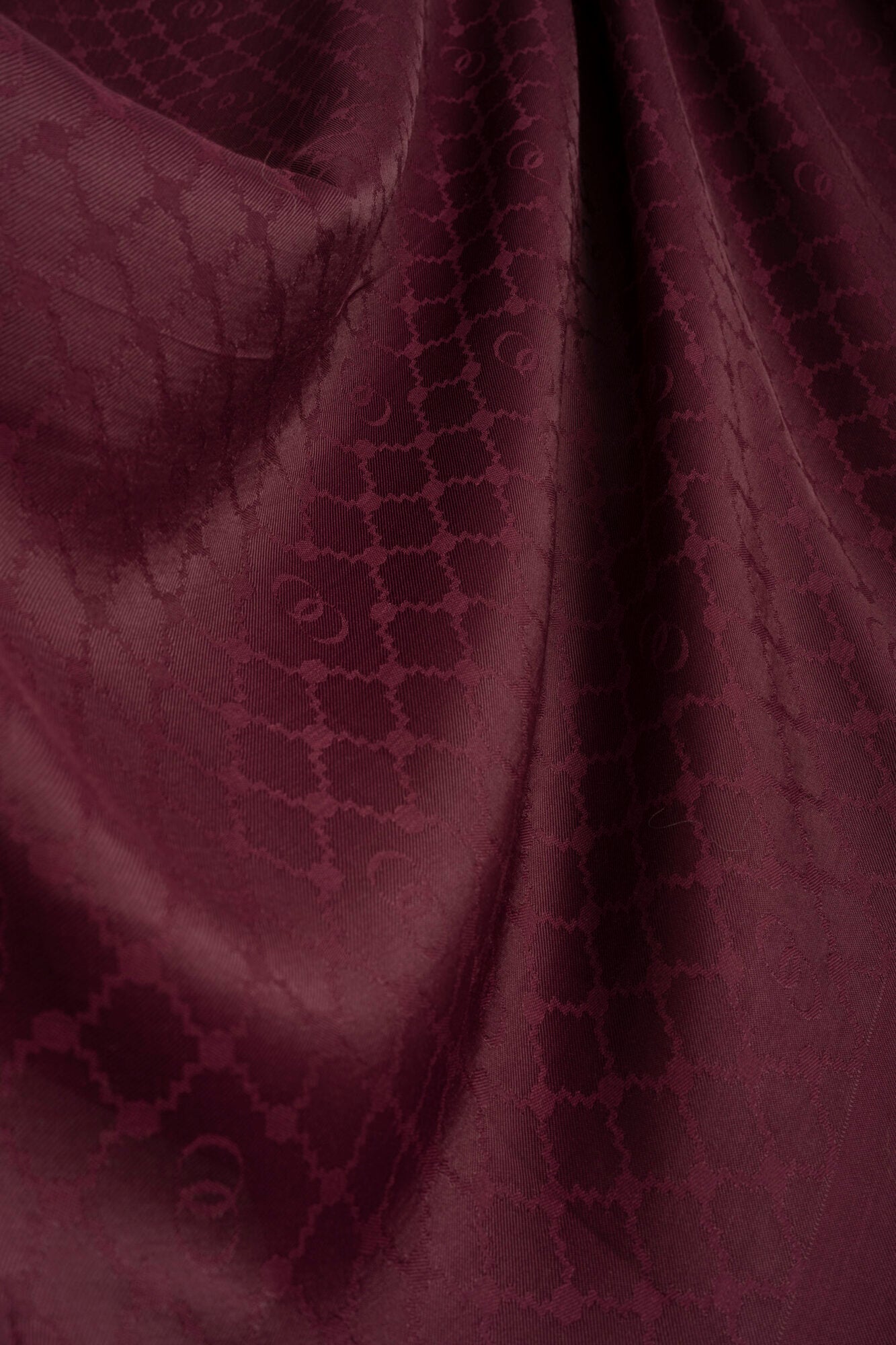 Pencere Kafes Bordo Ramy Jakar Şal 70x210