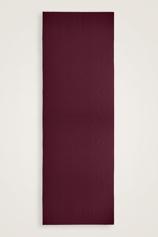 Pencere Kafes Bordo Ramy Jakar Şal 70x210