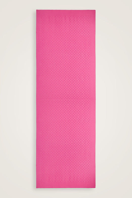 Pencere Kafes Pembe Ramy Jakar Şal 70x210