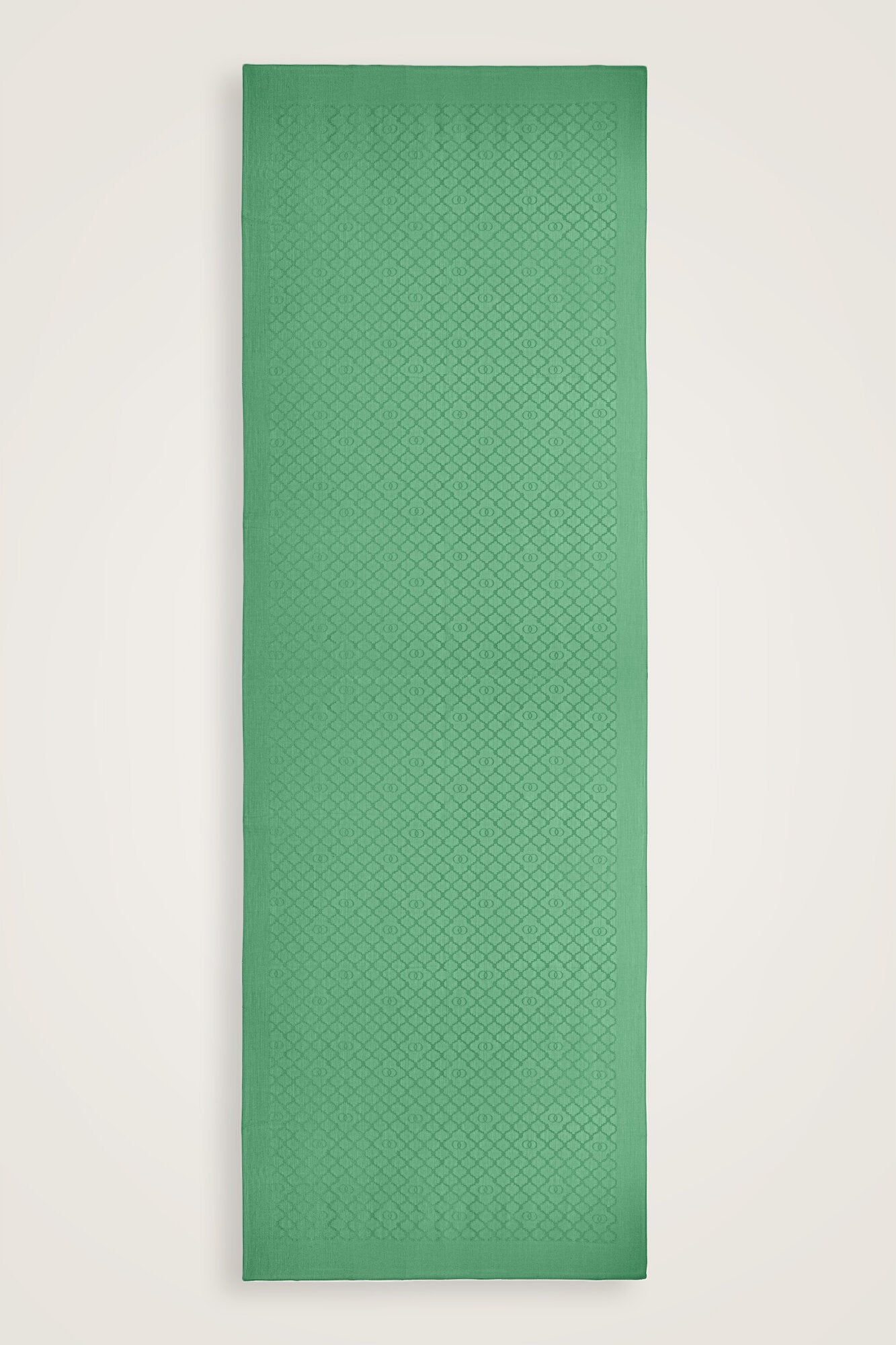 Pencere Kafes Mint Yeşili Ramy Jakar Şal 70x210