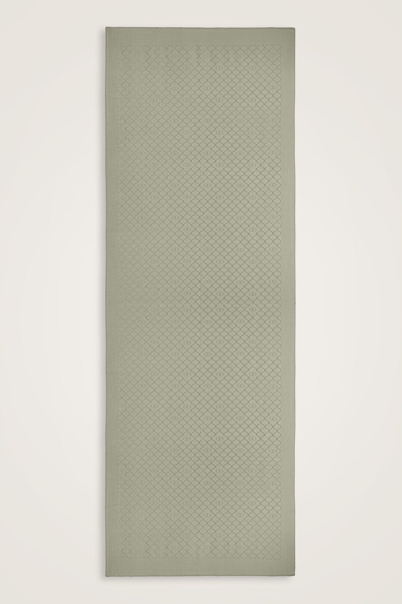 Pencere Kafes Zümrüt Yeşili Ramy Jakar Şal 70x210