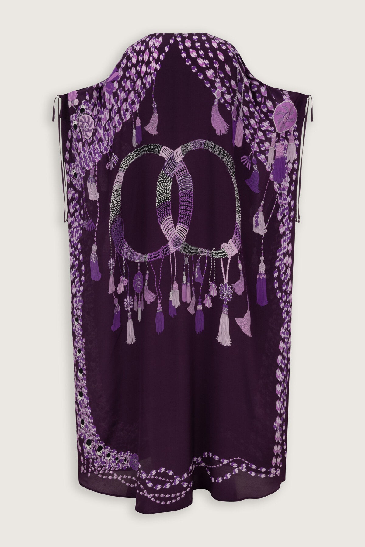 Püskül Noor Mürdüm Krep İpek Abaya
