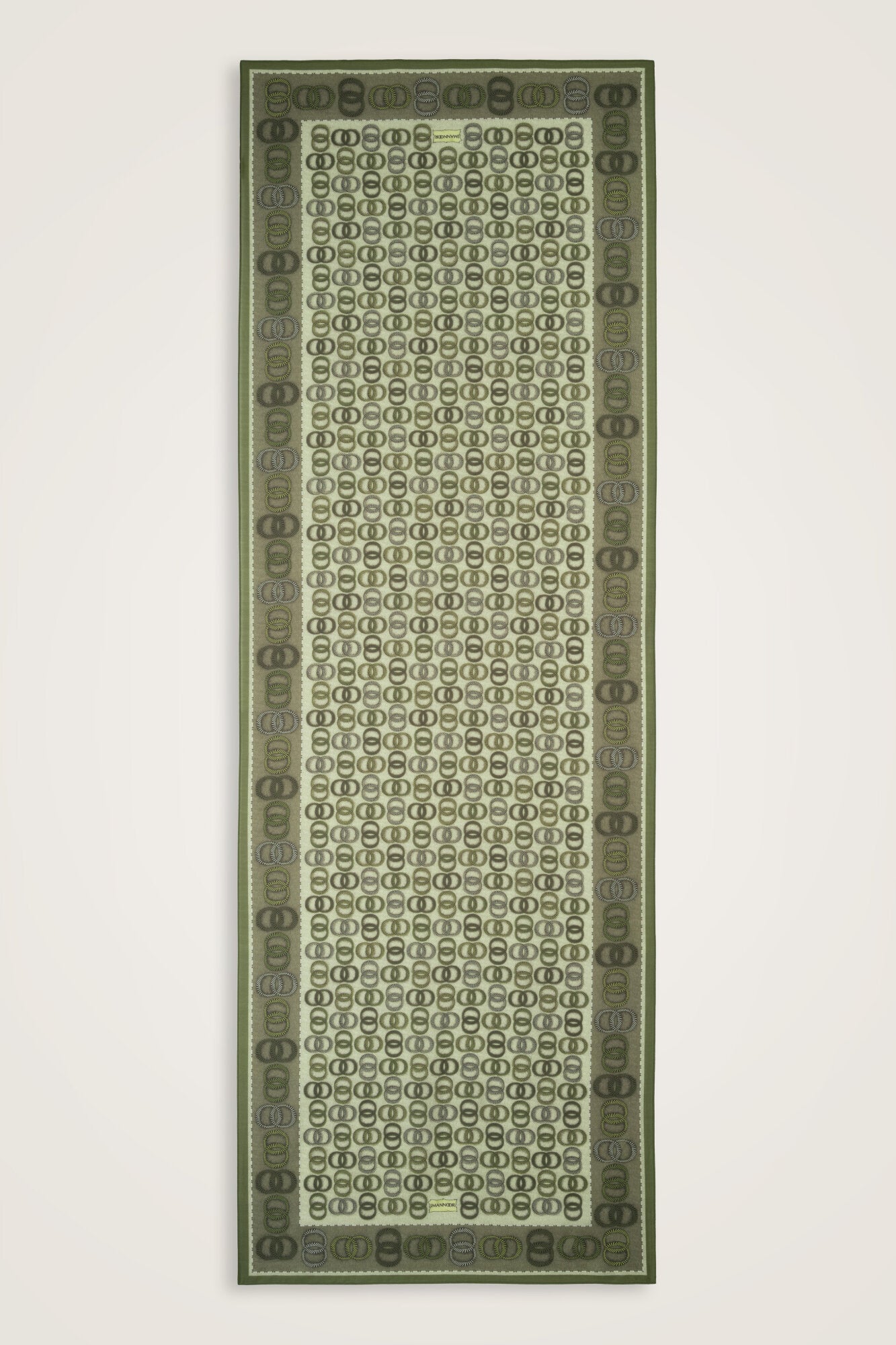 Sarma Noor Haki Pamuk Floş Şal 70x210