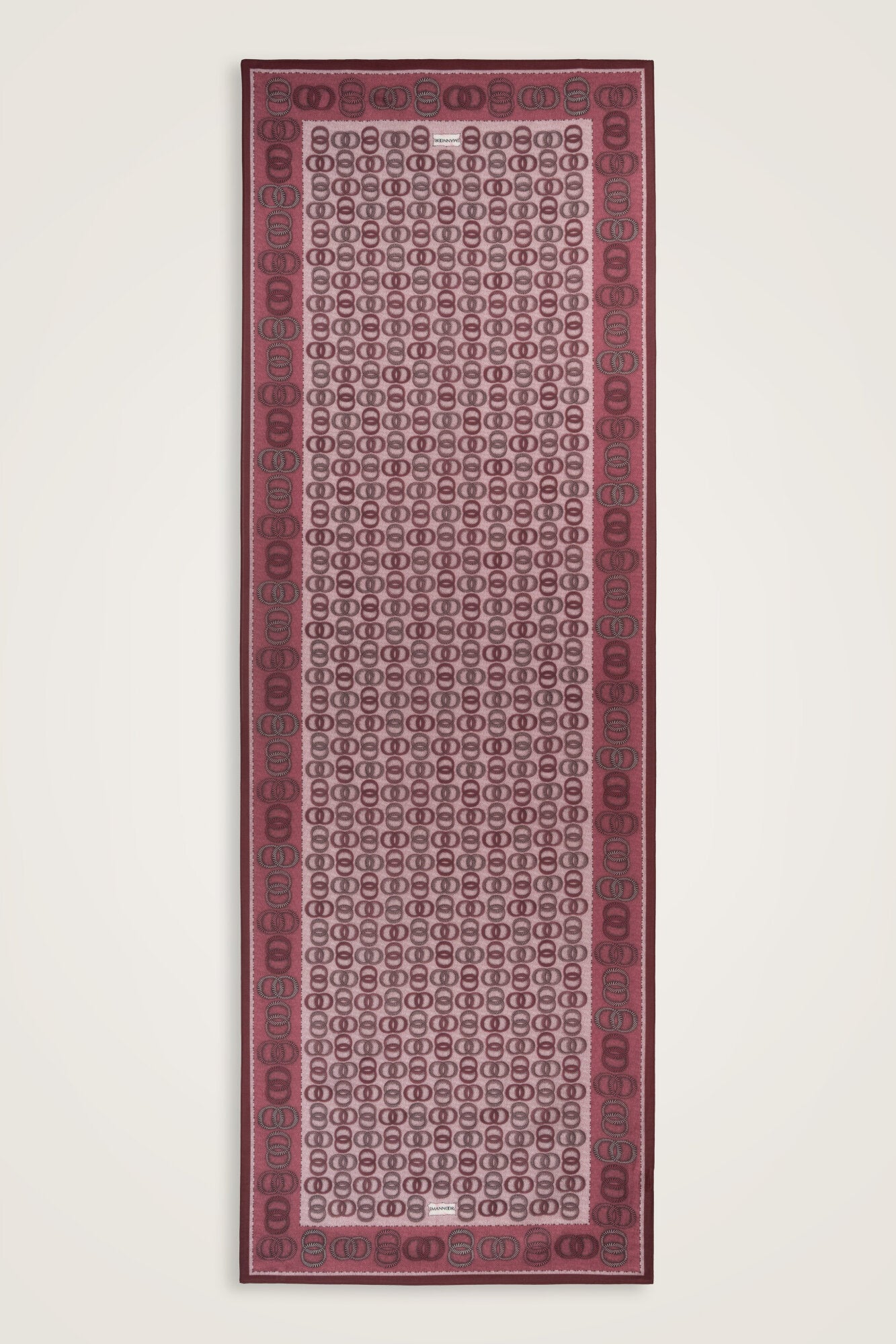 Sarma Noor Mercan Pamuk Floş Şal 70x210