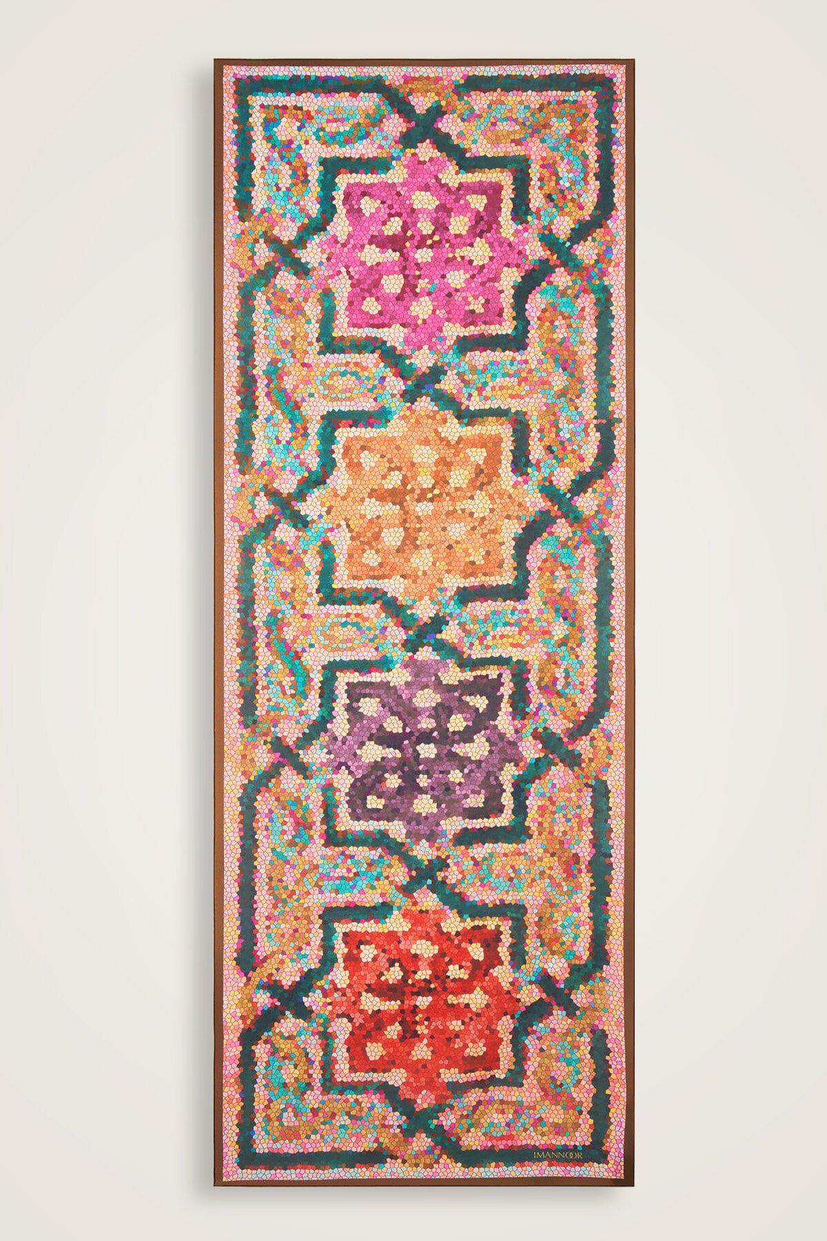 Selçuk Güneşi Haki Pamuk Şal 70x210