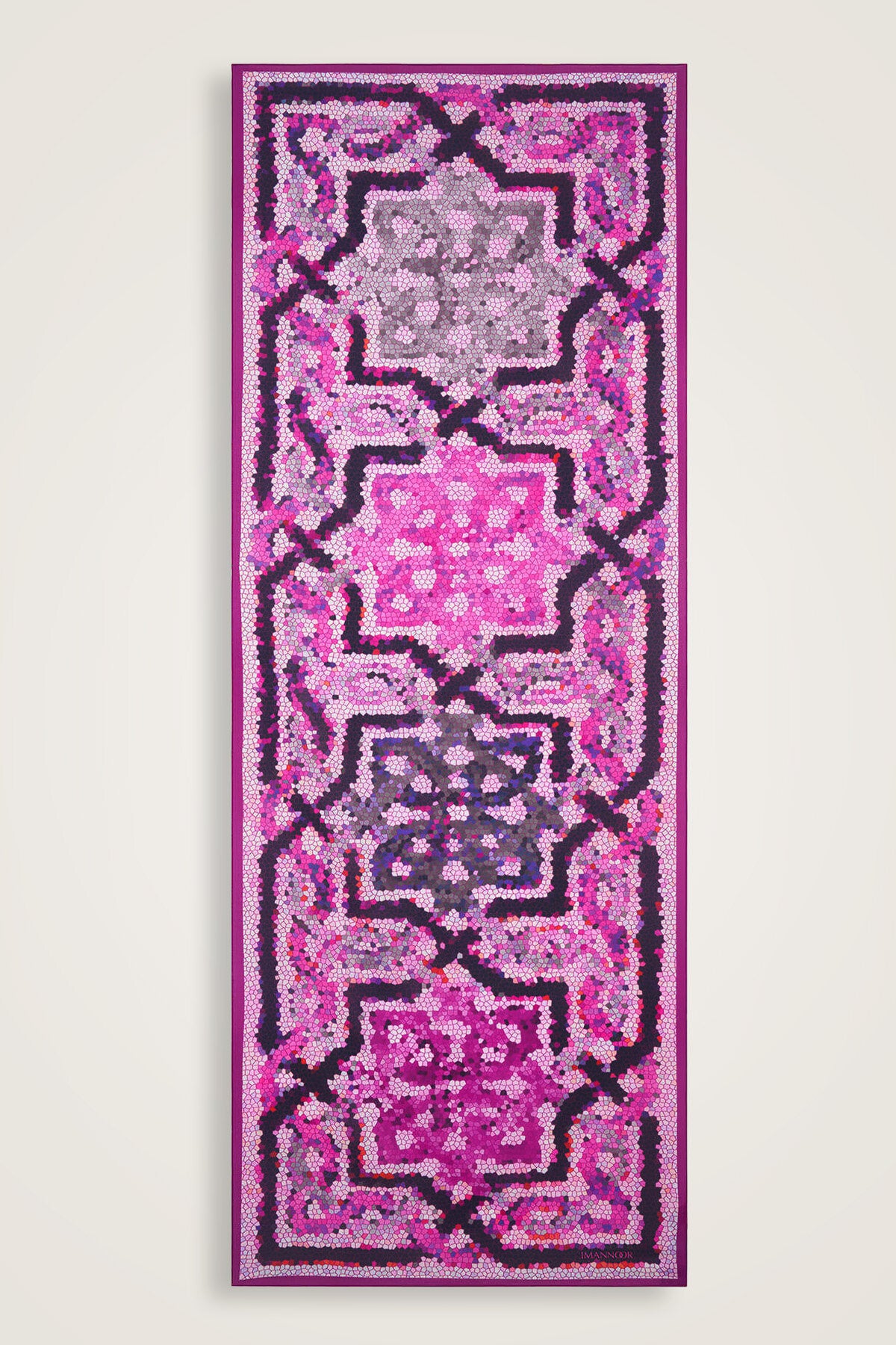 Selçuk Güneşi Mor Pamuk Şal 70x210