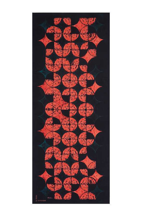 Semazen Kırmızı İpek Şal 80x200